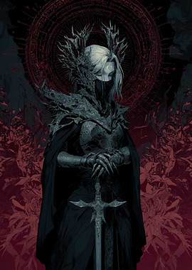 Dark Fantasy Warrior Sword