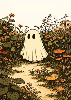 Ghost in a Floral Meadow