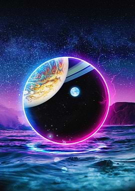 Planets in a Neon Portal