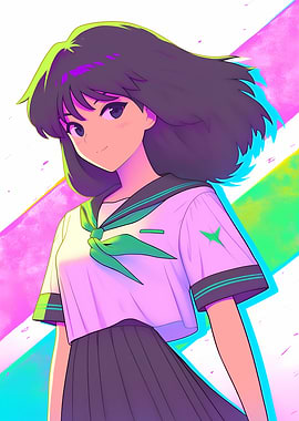 Anime Girl in School Uniform
