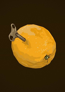 Orange with Wind-Up Key