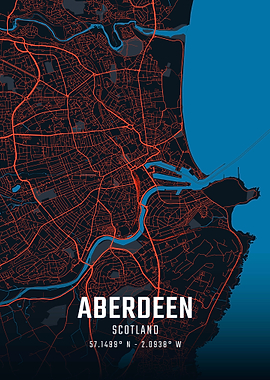 Aberdeen City Map