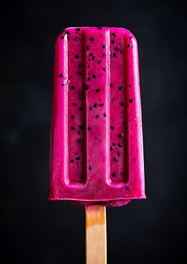 Dragon Fruit Popsicle