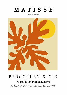 Matisse Cut-Outs Exhibition Poster