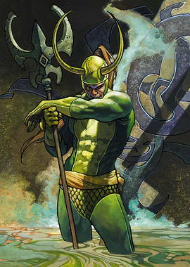 Loki Standing in the Void