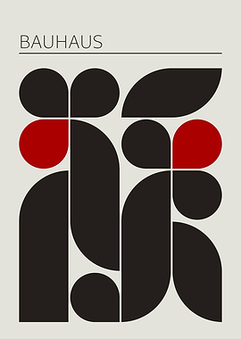 Bauhaus Geometric Abstract Art