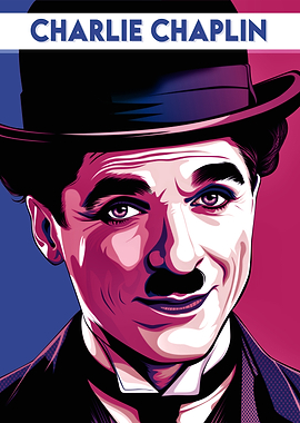 Charlie Chaplin Portrait Illustration