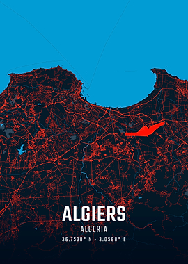 Algiers City Map