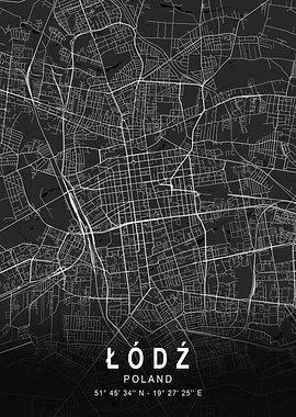 Łódź Dark Map