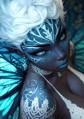 Blue Fairy Portrait