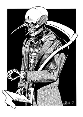 Dapper Death with a Scythe
