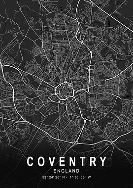 Coventry Dark Map
