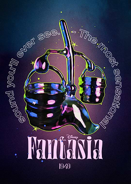 Neon Fantasia Mop with Buckets