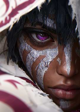 Mystic Portrait with Face Paint