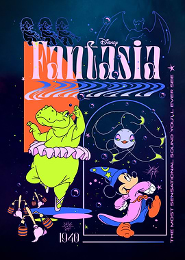 Fantasia Poster with Dancing Hippo