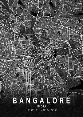 Bangalore Dark Map