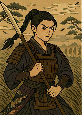 Female Warrior with Spear
