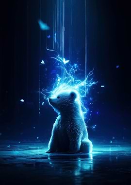 Electric Polar Bear Cub