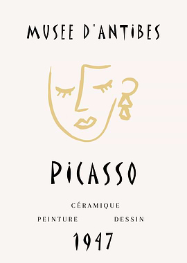 Musée d'Antibes Picasso 1947 Poster