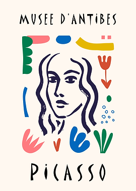 Musee d'Antibes Picasso Art Poster