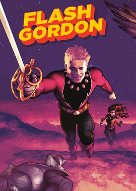Flash Gordon Comic Book Cover Art