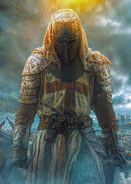 Crusader Knight in Armor