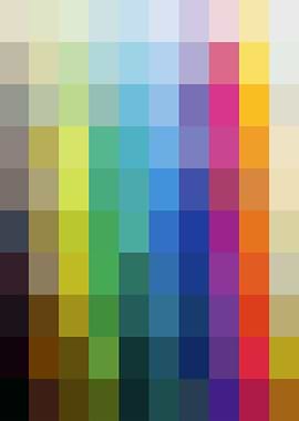 Colorful Pixelated Vertical Stripes