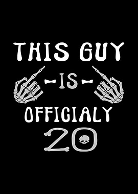 This Guy is Officially 20