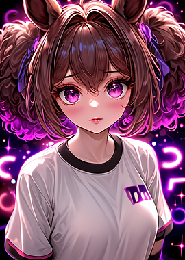 Anime Girl with Horse Ears
