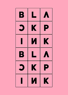 BLACKPINK Text Art