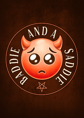 Baddie and a Saddie Devil Emoji