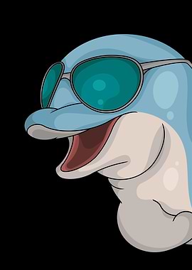 Dolphin Lover Kids Underwater Cute Dolphin