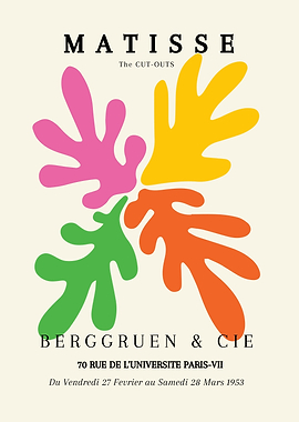 Matisse Cut-Outs Exhibition Poster