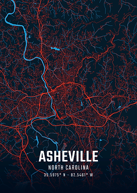 Asheville City Map