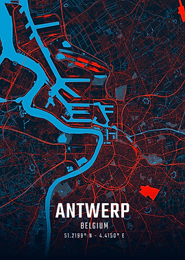 Antwerp City Map