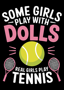 Real Girls Play Tennis Graphic