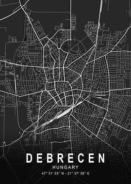 Debrecen Dark Map