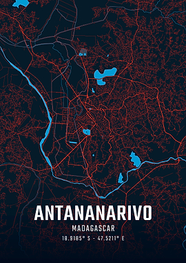 Antananarivo City Map