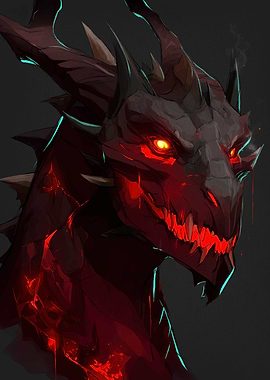 Red Dragon Portrait