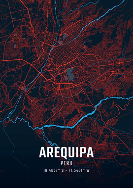 Arequipa City Map