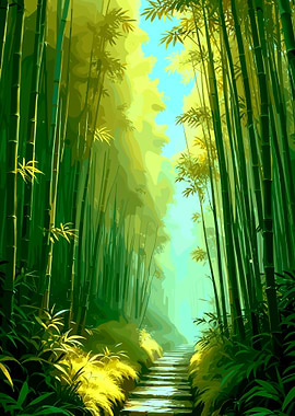 Bamboo Forest Path