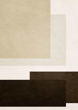Abstract Beige and Brown Rectangles