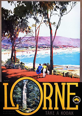 Lorne, Victoria Australia Travel Poster