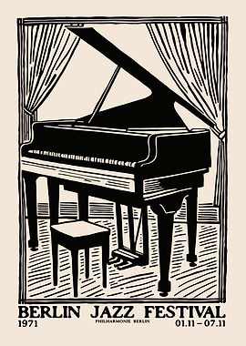 Berlin Jazz Festival 1971 Poster