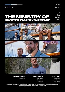 The Ministry of Ungentlemanly Warfare Poster