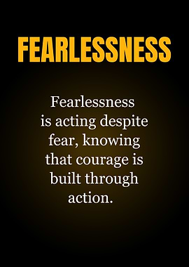 Fearlessness Inspirational Quote