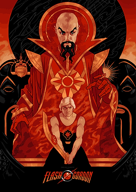 Flash Gordon movie poster art