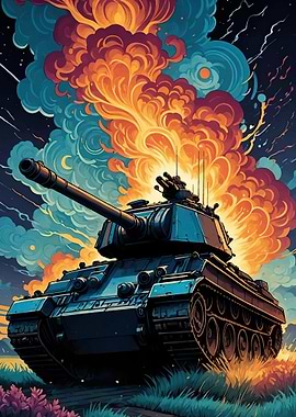 Tank Explosive Background