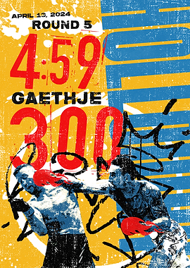 Holloway x Gaethje Fight Poster