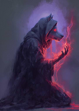 Mystical Wolf Sorcerer
